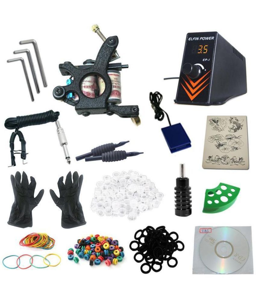 Professional Tattoo Sets Tattoo Machine Power Supply Body Art Kits: Buy  Online at Best Price in India - Snapdeal