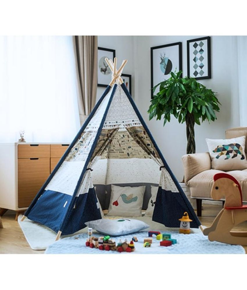 Children Canvas Printed Play Tent Game 