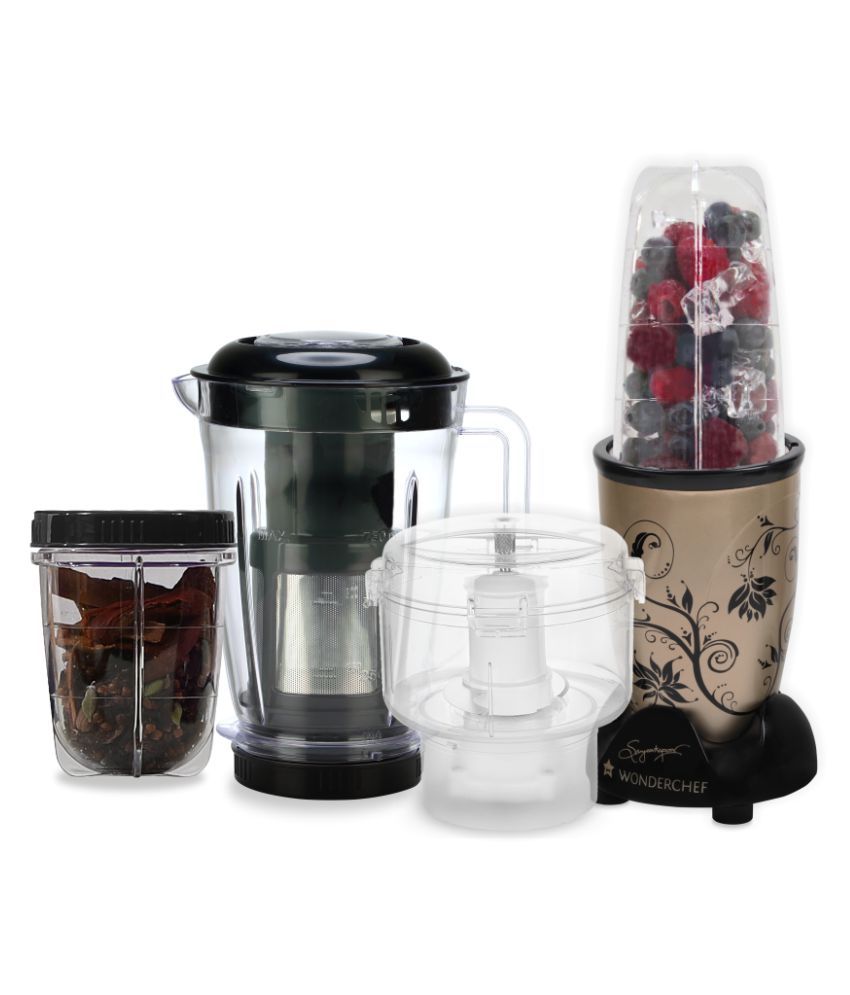 Wonderchef  Nutri blend CKM Champagne 400 Watt 3 Jar Juicer Mixer Grinder