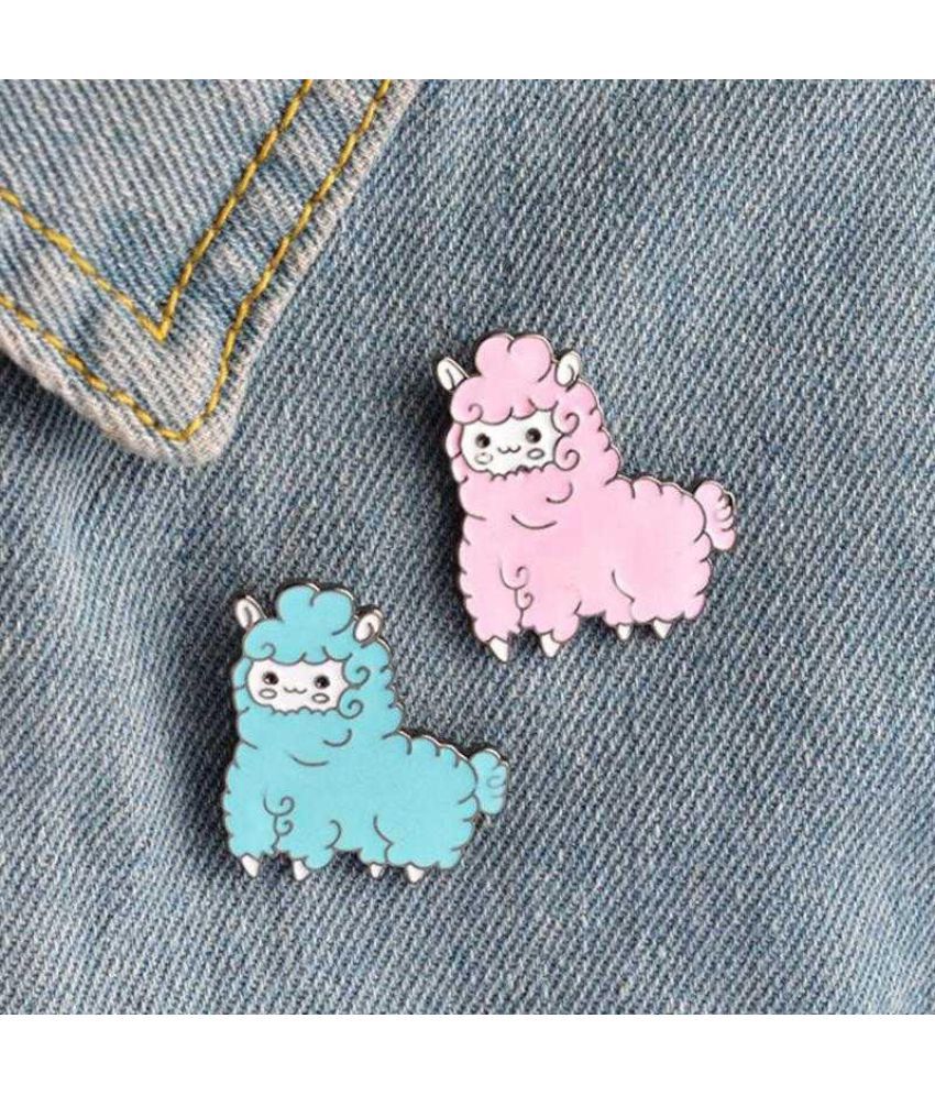 Sheep Enamel Pin Icon Collar Brooches Lapel Pin Brooch Clothing Bag Acc HIHK