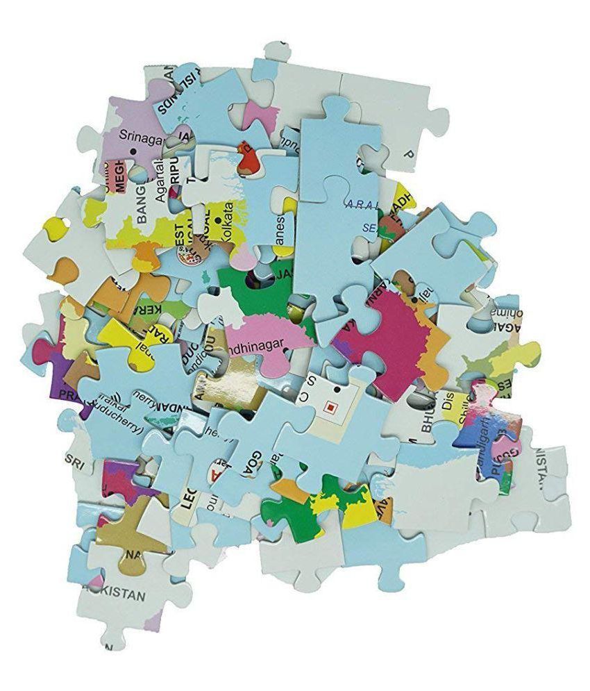 Krireen Educational Jigsaw Puzzle Range for Kids (World Map) Buy