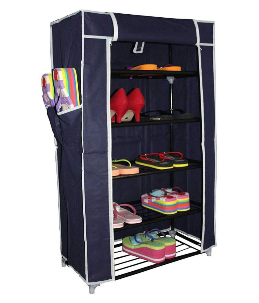 foldable shoe rack with cover
