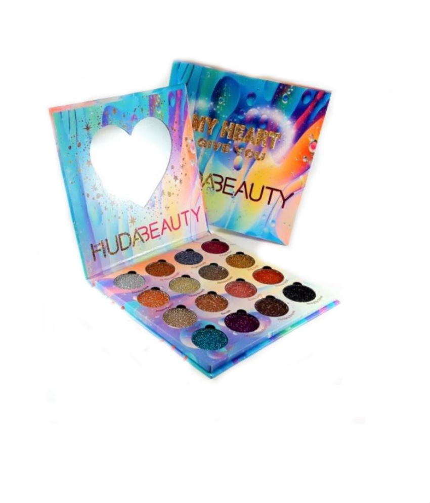 Huda Beauty My Heart Give You Glitter Eyeshadow Palette 16 Shades Buy Huda Beauty My Heart Give You Glitter Eyeshadow Palette 16 Shades At Best Prices In India Snapdeal Choose from a wide range of eyeshadows at amazing prices, brands, offers. huda beauty my heart give you glitter eyeshadow palette 16 shades