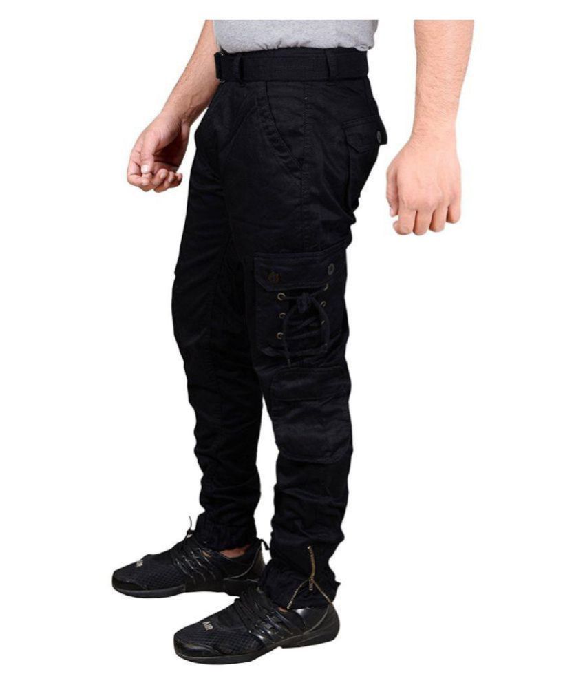 black cargos petite