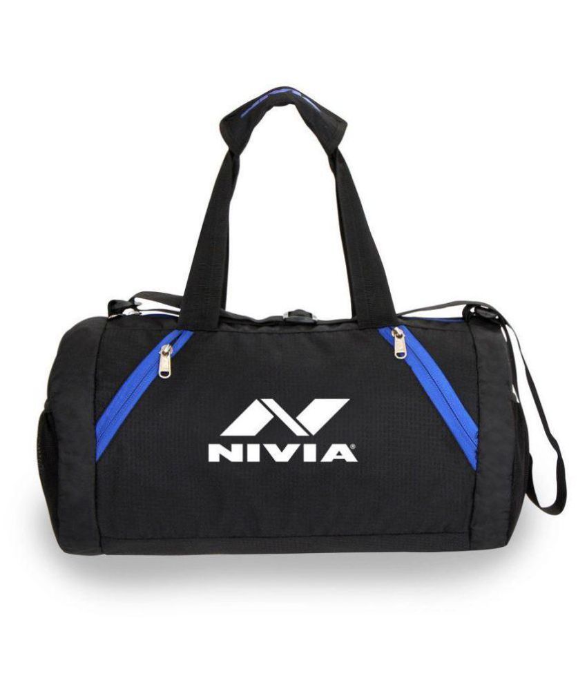 nivia gym bag with shoe compartment