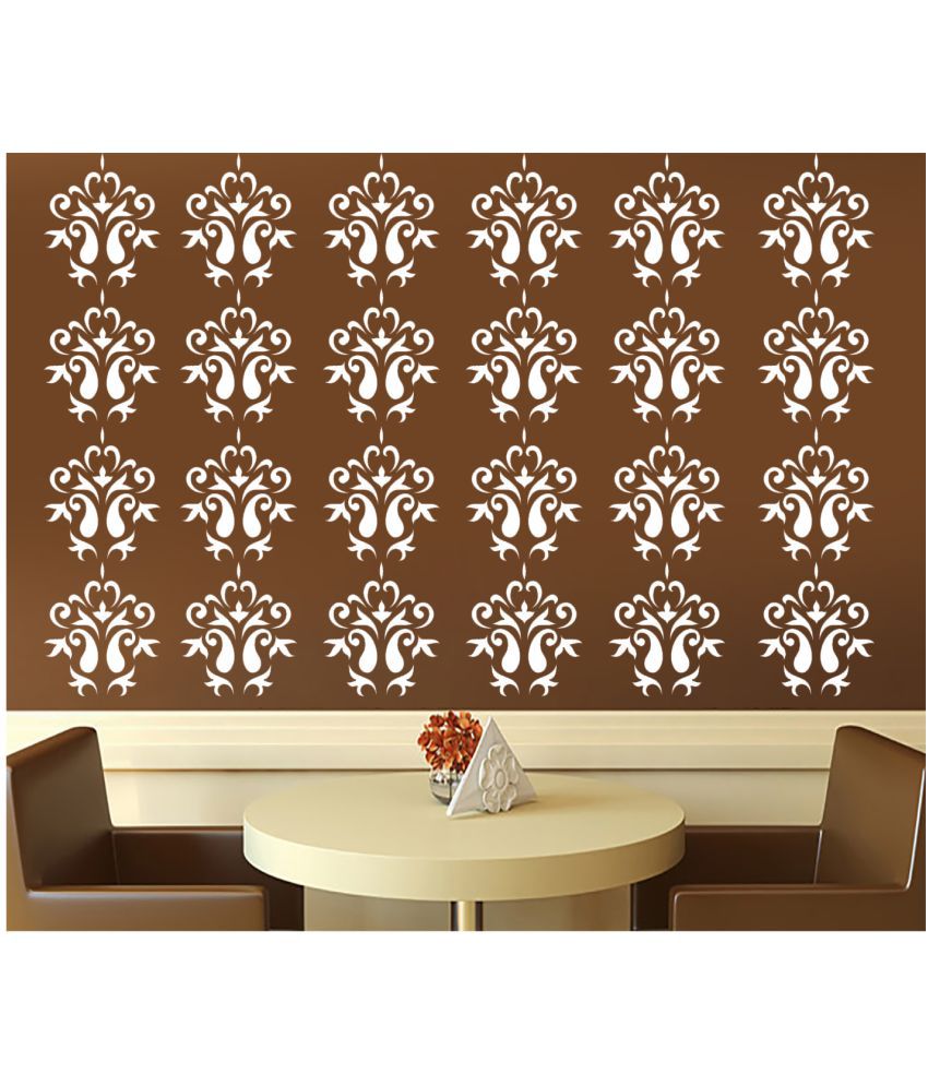 Kayra Decor reusable Wall Stencil in (16" X 24") inches Plastic Sheet Buy Online at Best Price