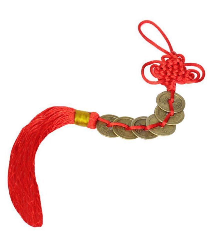     			Sagar Collection Feng Shui 6 Coins Hanging With Red Strings