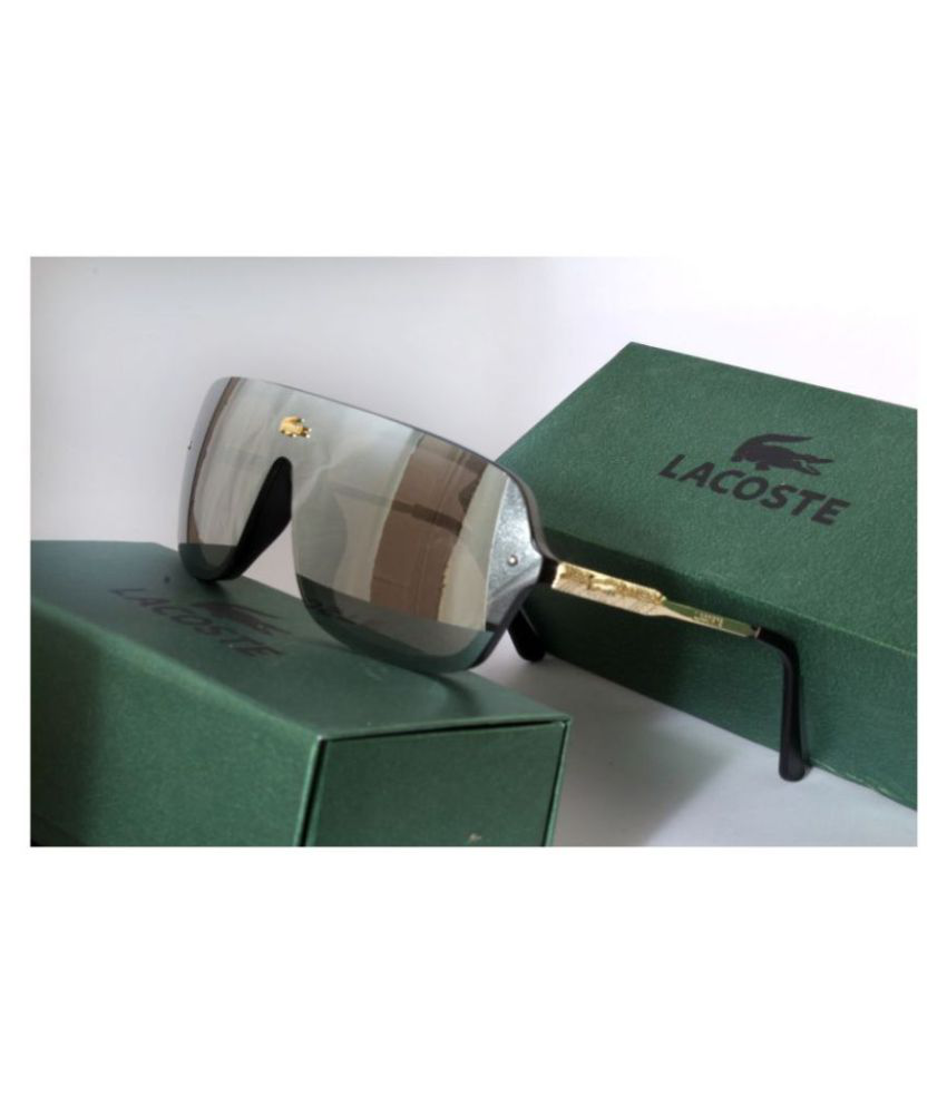 lacoste sunglasses brown and gold