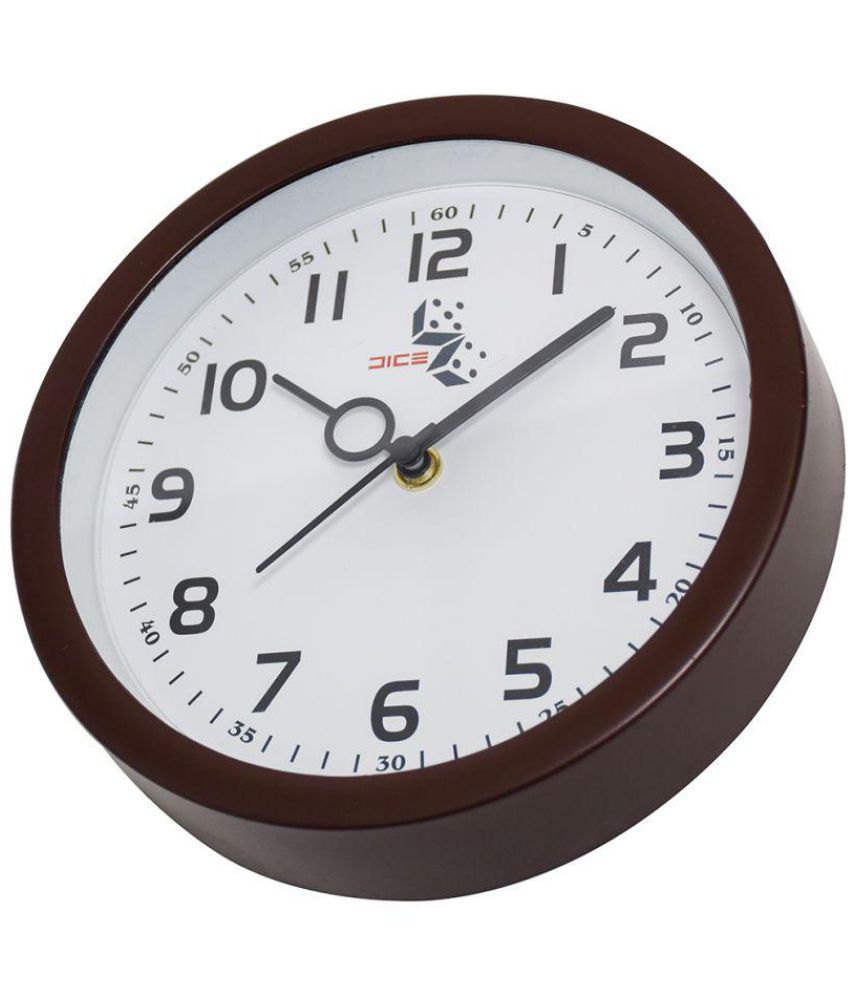 Dice Circular Analog Wall Clock ( 18 x 1 cms ) Buy Dice Circular Analog Wall Clock ( 18 x 1 cms