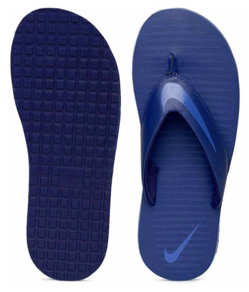 women's nike navy blue flip flops