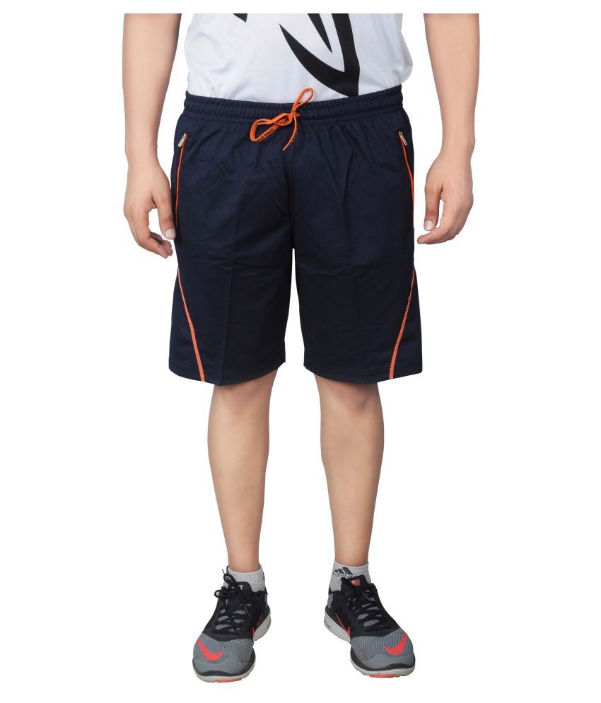 Download NNN Blue Polyester Fitness Shorts Single - Buy NNN Blue ...