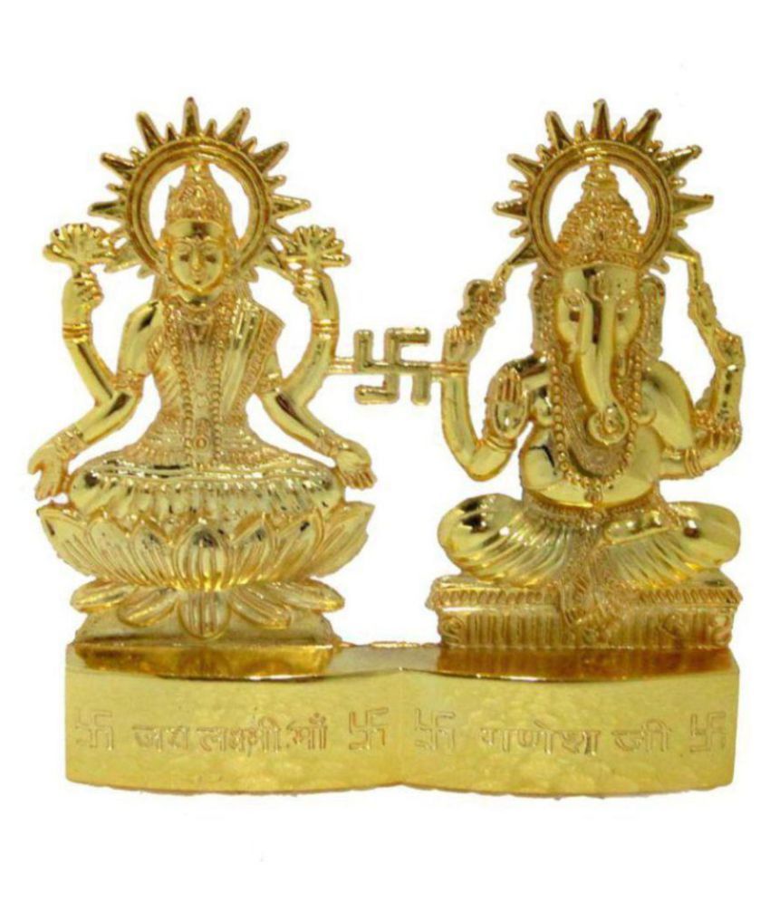     			9XM Laxmi Ganesh Brass Idol