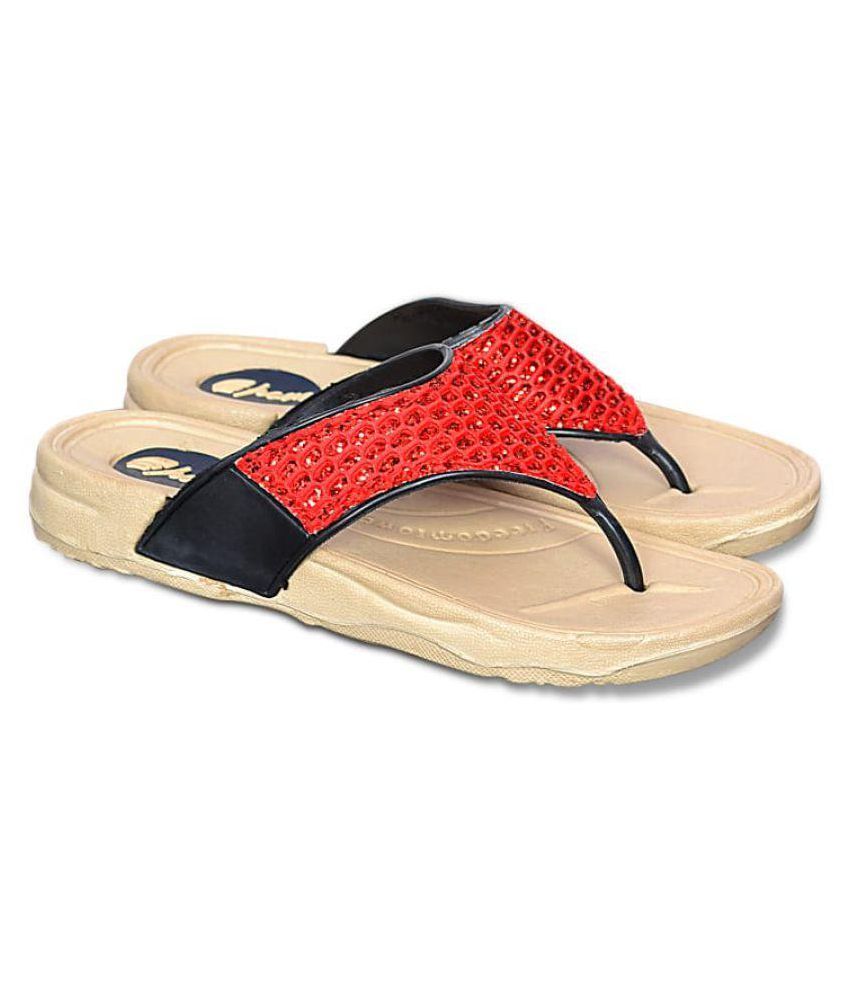 KD Slipper Red Slippers Price in India Buy KD Slipper Red Slippers