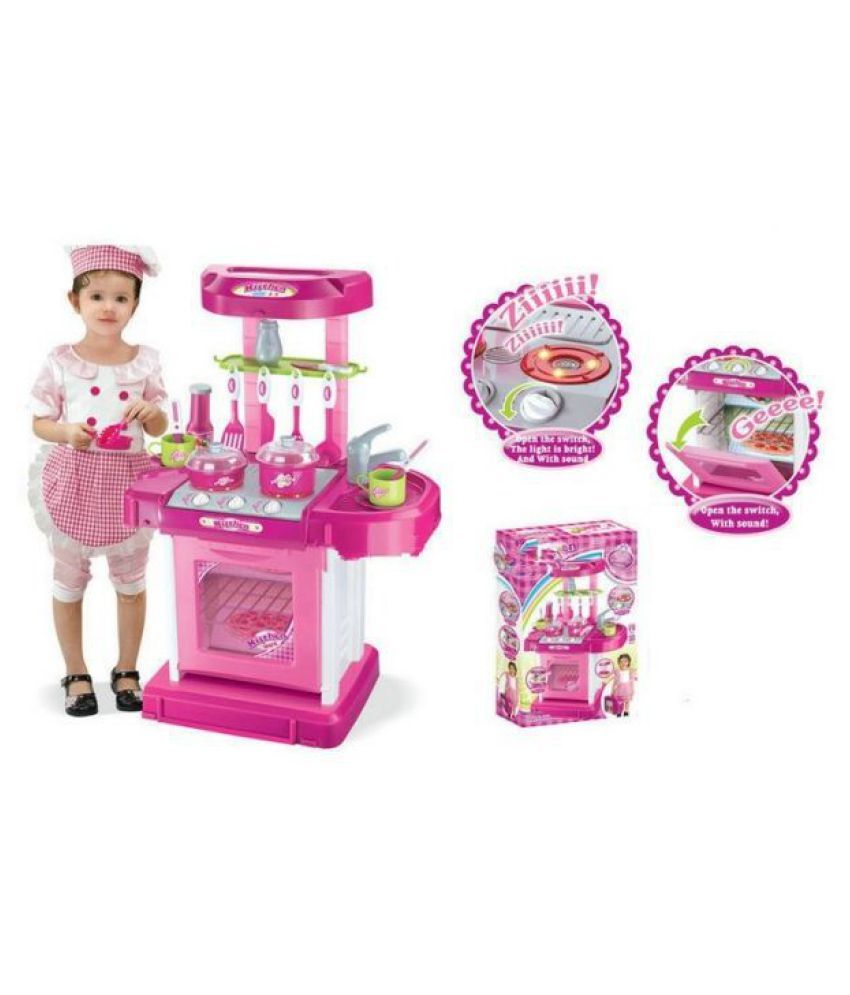 jvm luxury battery operated kitchen play set