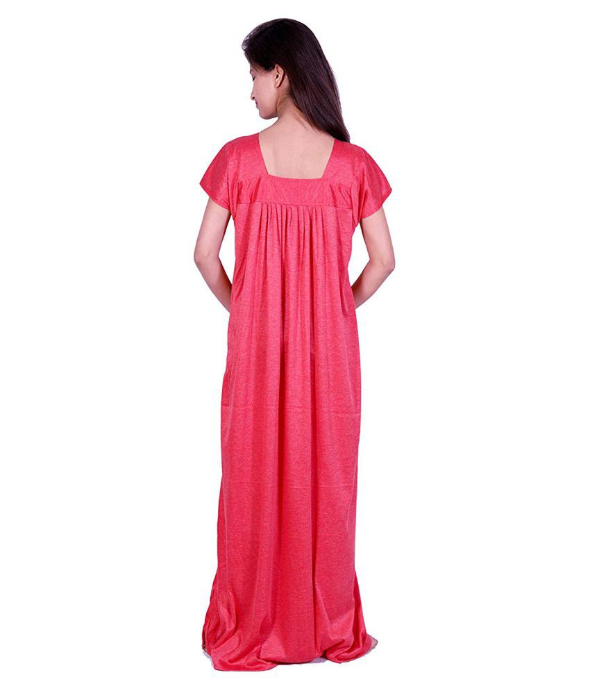 Buy Deep Fashions Hosiery Nighty And Night Gowns Red Online At Best 