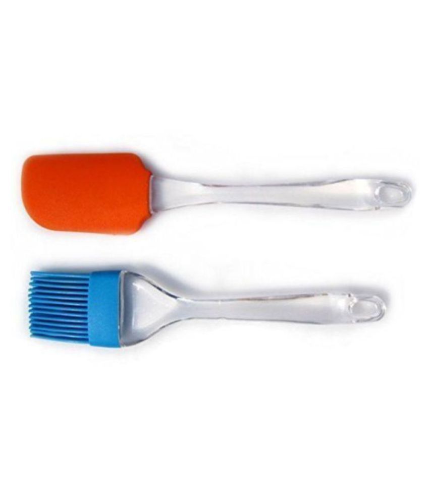 silicone spatula and pastry brush set