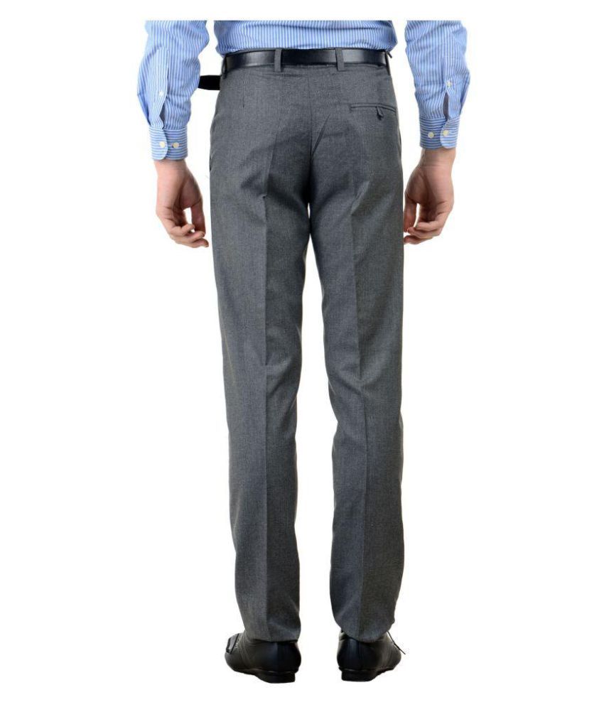 slim fit pleated trousers