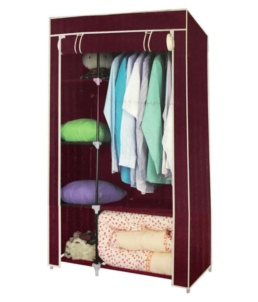 House Of Quirk Portable Rack For Clothes Wardrobe Durable House Of Quirk Portable Rack For Clothes Wardrobe Durable Storage Non Woven Fabric