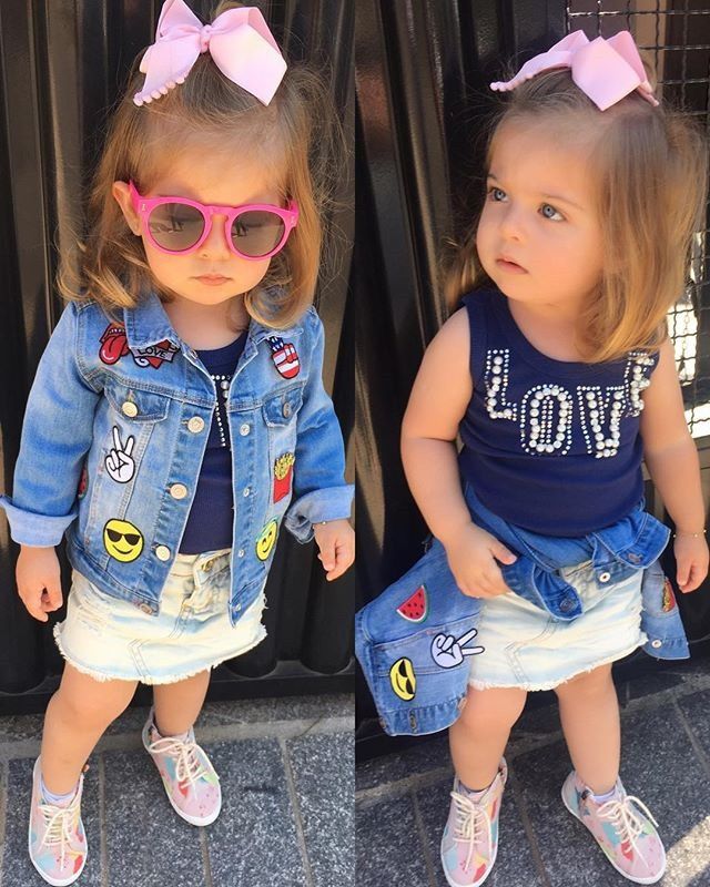 Infant Toddler Baby Girls Blue Jeans Leopard Coat Long Sleeve Denim Warm Loose Jacket Button Outwear Clothes 0-5Y 