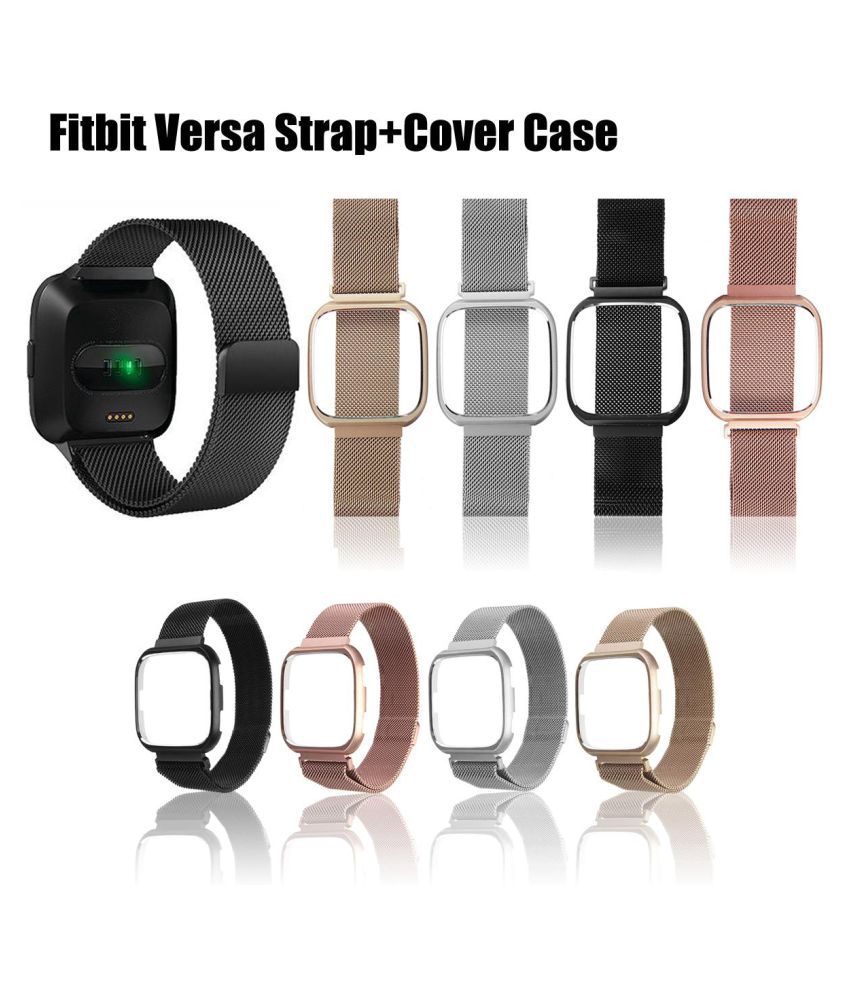 For Fitbit Versa Milanese Stainless 