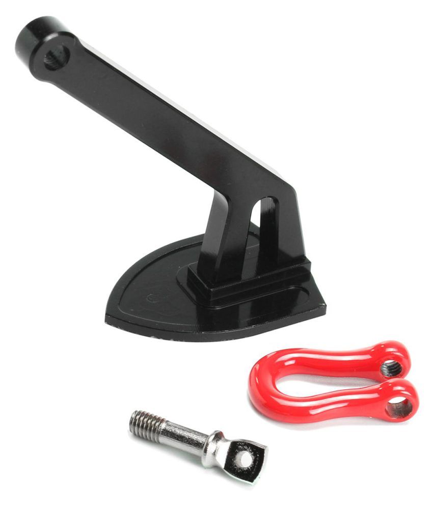 Metal Winch Anchor Earth Ground Anchor Fold Up For 1/10 Traxxas TRX4
