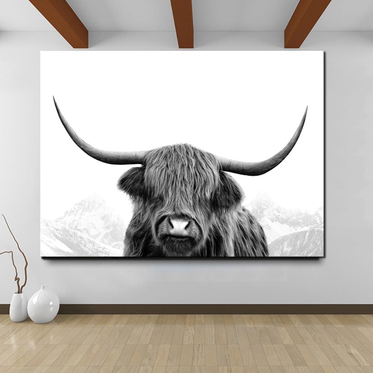 Unframed Horse Lion Tiger Cattle Modern Art Canvas Painting Home