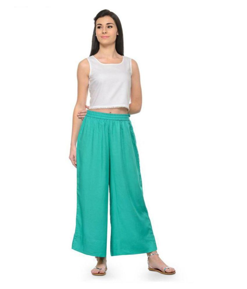 Buy Siara Rayon Palazzos Online at Best Prices in India - Snapdeal