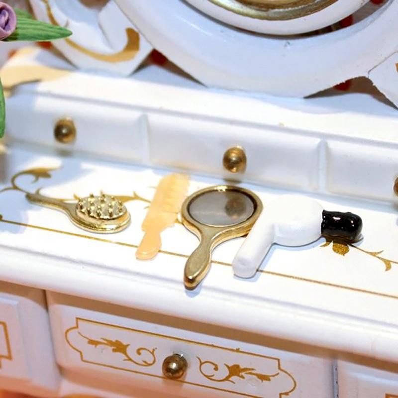 1/12 Doll House Miniature Accessory Hair Dryer Comb Mirror Set Hot RS