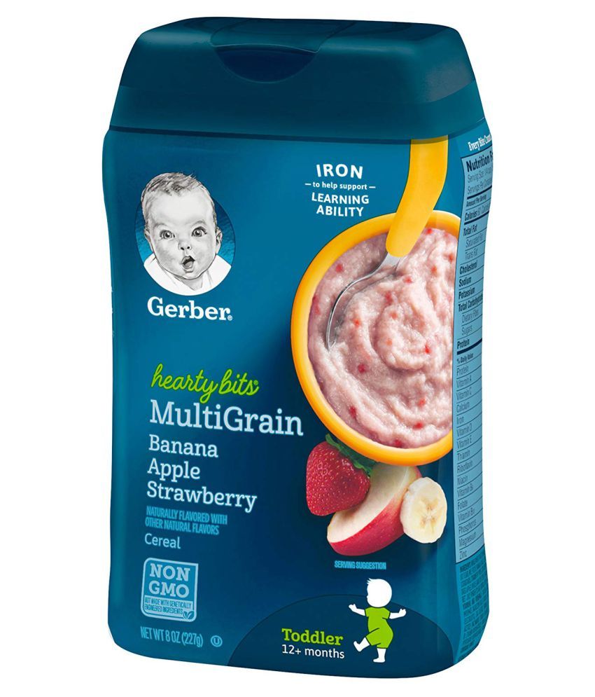 gerber multigrain banana apple strawberry