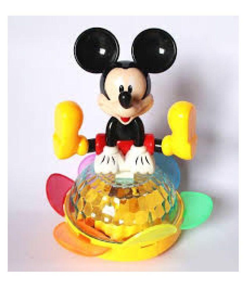 Stylo Mickey Mouse toy with 4D light and music for the kids with spin