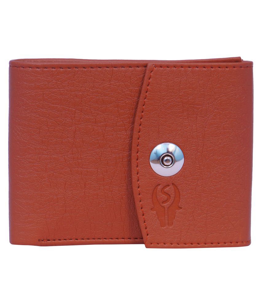     			samtroh - Tan PU Men's Regular Wallet ( Pack of 1 )