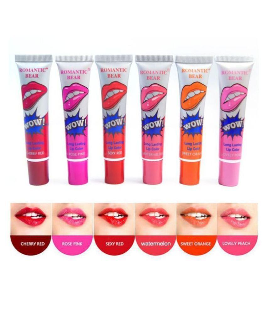 Romantic Bear Wow Peel Off Long Lasting Waterproof Lip Gloss Cherry