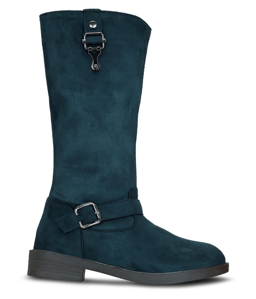 navy calf boots