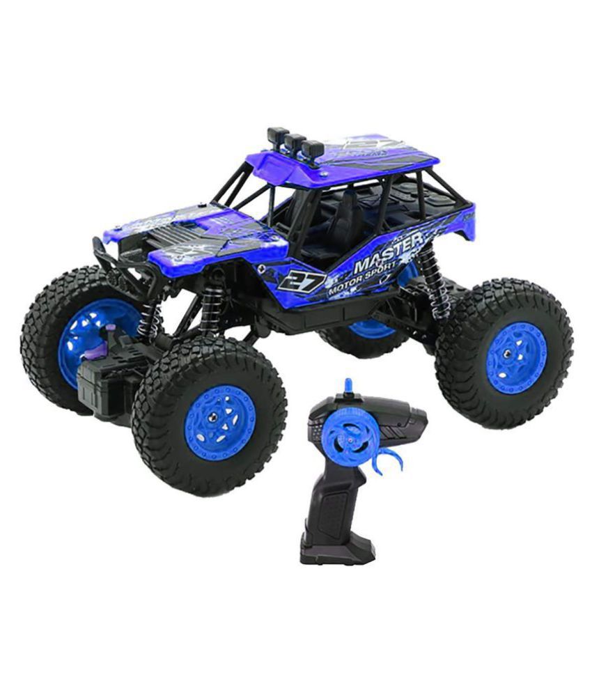 Webby Remote  Controlled Rock Crawler Monster  Truck  Blue 