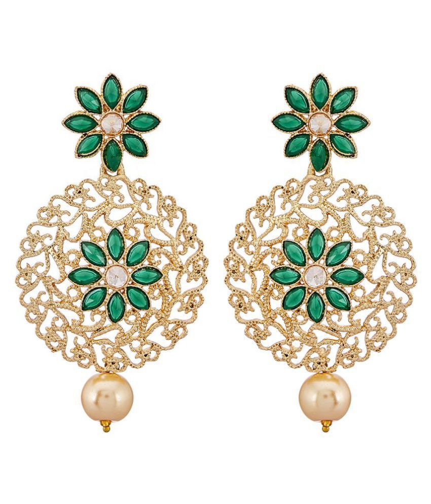     			Zeneme Dangle Drop Style Fancy Party Wear Earrings for Girls and Women