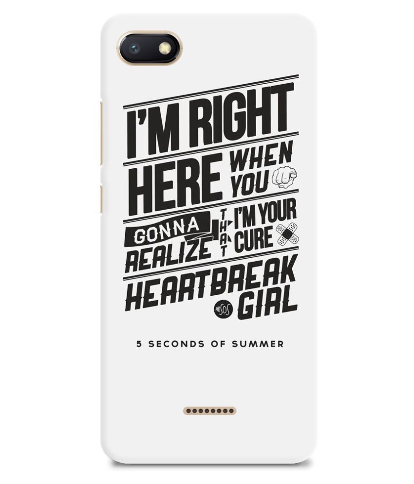 Xiaomi Redmi 6a Printed Cover By Chiraiyaa Printed Back Covers Online At Low Prices Snapdeal India