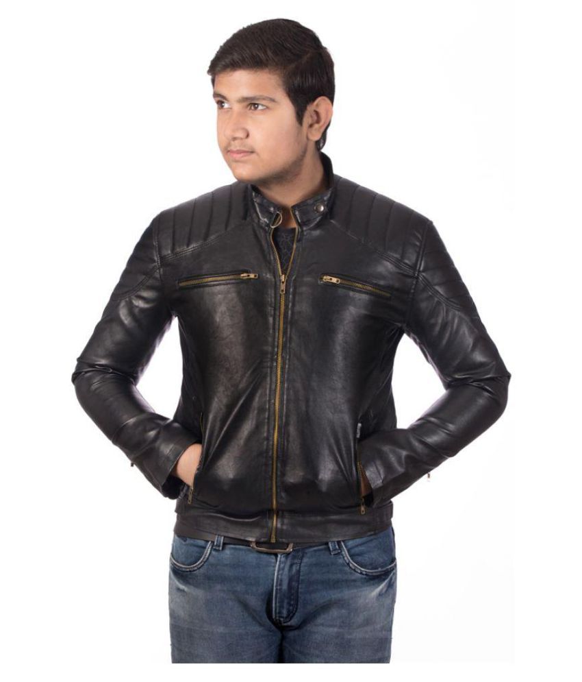 leather jacket snapdeal