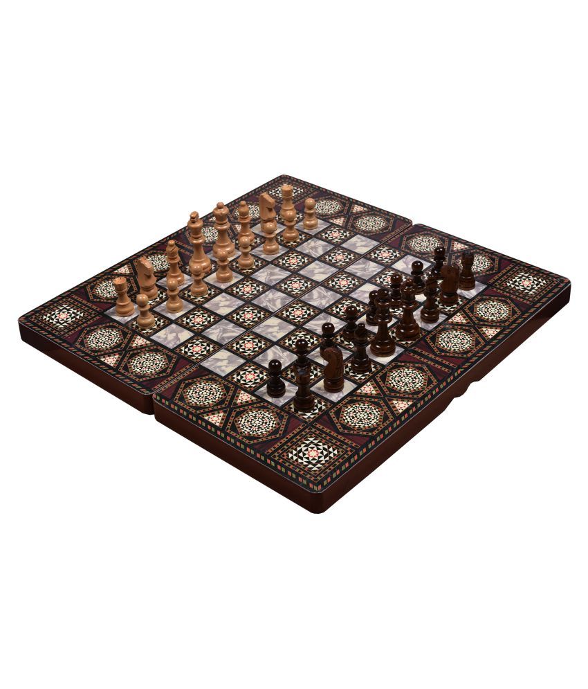 Iris Wooden Multicolor Chess L Buy Online At Best Price On Snapdeal