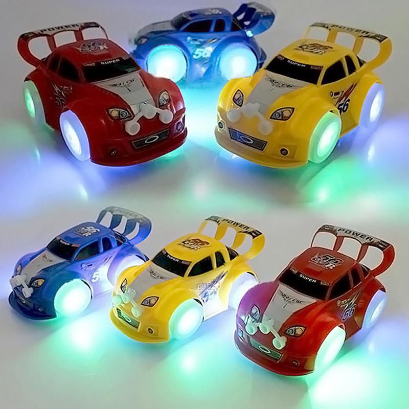 Funny Flashing Music Racing Car Electric Automatic Toy Boy Kid Birthday Gift  SE 