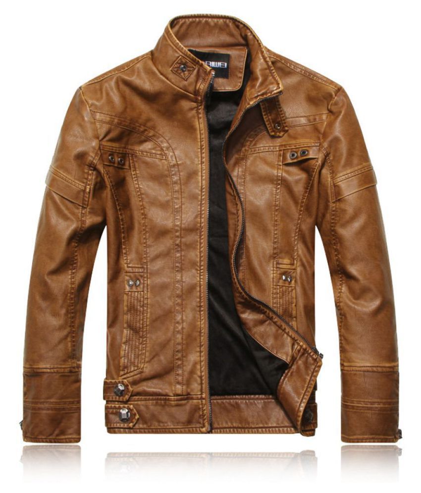 Paris Bally Khaki Leather Jacket - Buy 