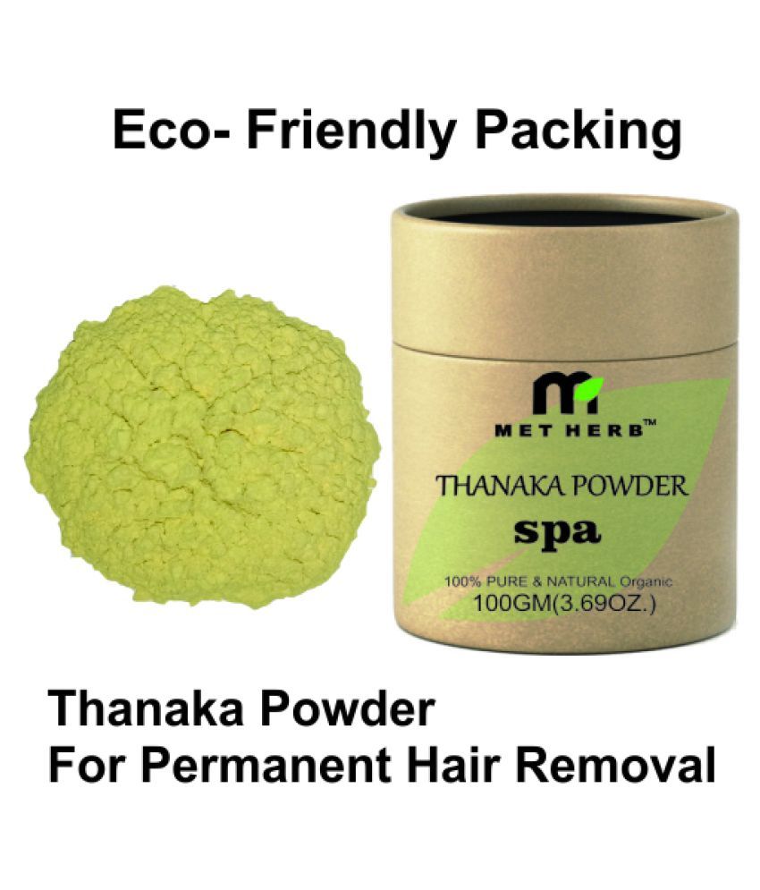 metherb Facial Kit Thanaka powder for hair removal 15 gm Buy metherb