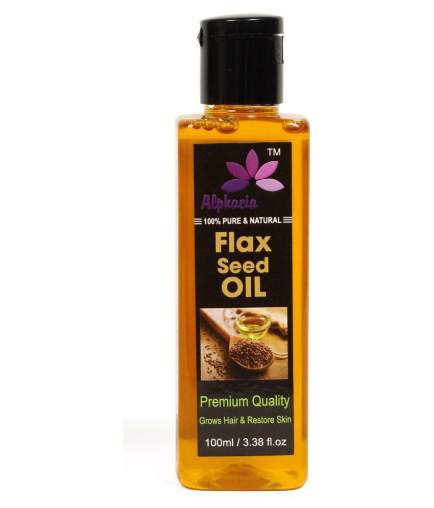     			Alphacia 100% Pure & Natural Flaxseed oil Hair Oil 100 ml