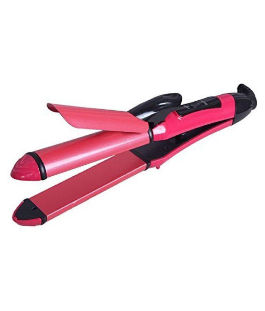 MK Hair Straightener and Curler 2 in 1 Beauty set NHC2009 Hair