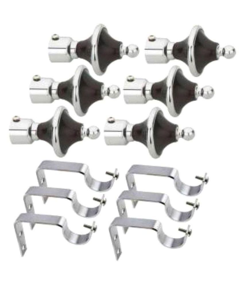 mh Set of 6 Stainless Steel Single Rod Bracket Buy mh Set of 6