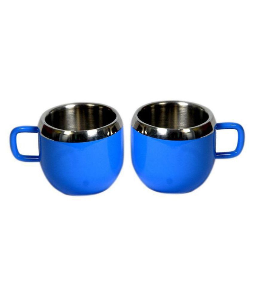    			Dynore Steel Tea Cup 2 Pcs