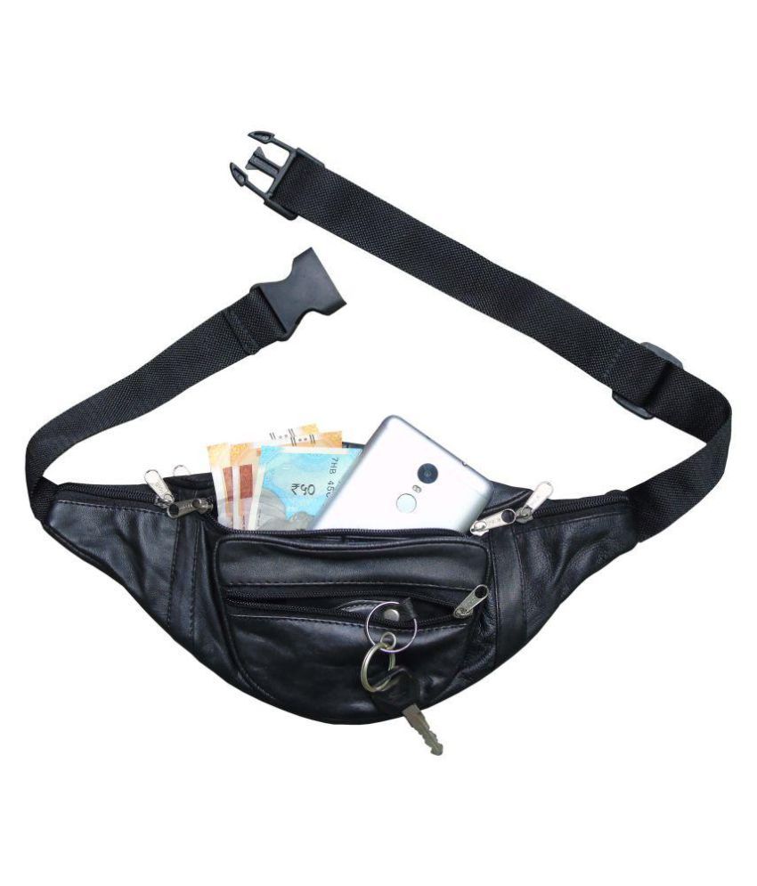 black waist pouch