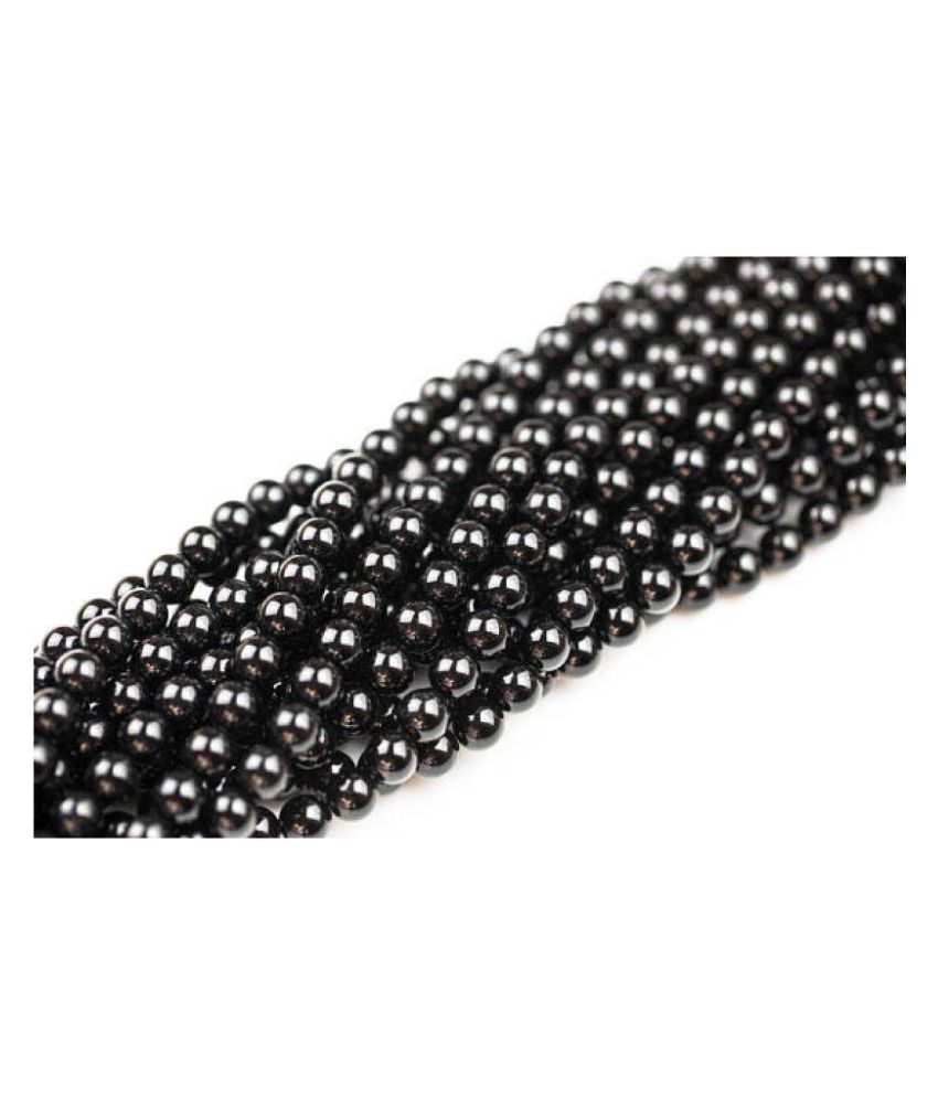     			8 mm A Grade Natural Smooth Round Black Onyx beads