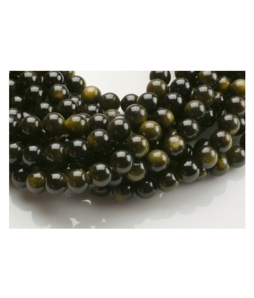     			8 mm Gorgeous Golden Obsidian, High Quality natural Agate Stone beads
