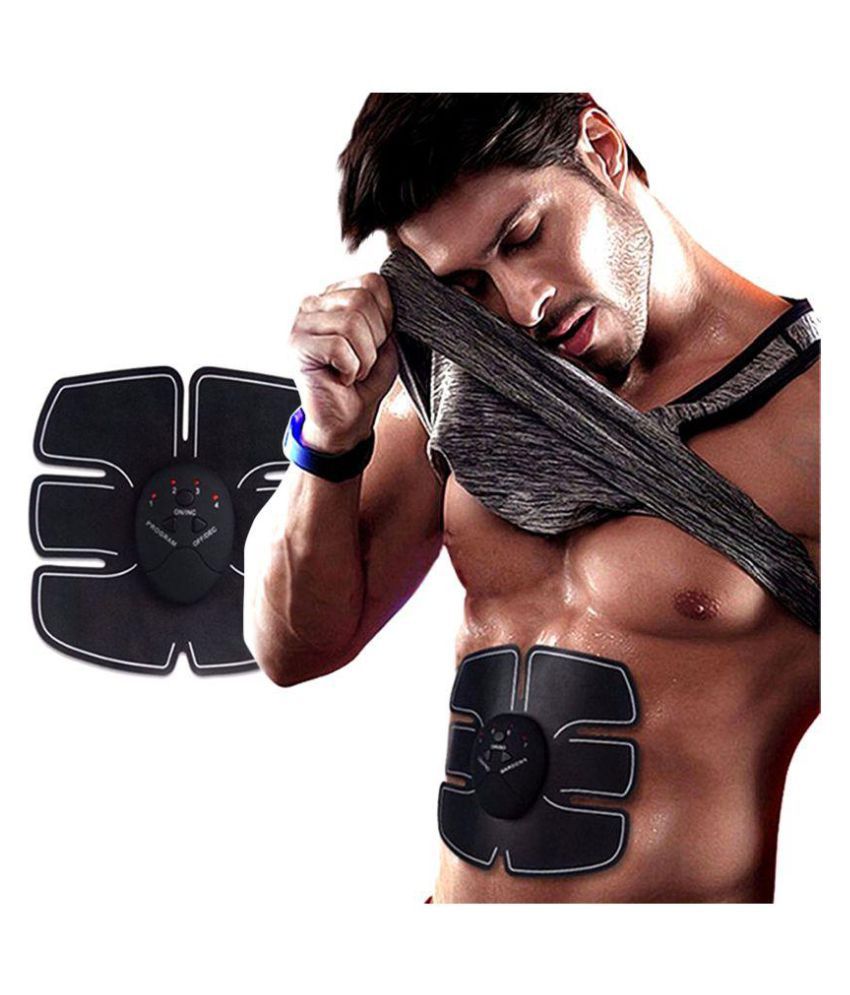 KALOPSIA INDUSTRIES 6 pack EMS Abdominal ABS Stimulator Exercise Stickers Pad for Fitness Gym muscular Massager Weight Loss