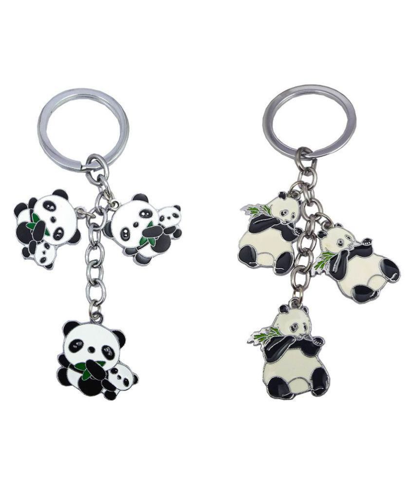 combo panda keychain